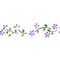 1.5-Inch Floral Wall Stencil Border | 215A by Designer Stencils | Reusable Art Craft Stencils for Painting on Walls, Canvas, Wood |